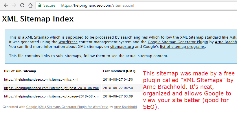 xml site map example