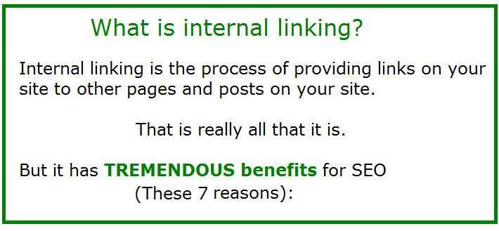 what is internal linking