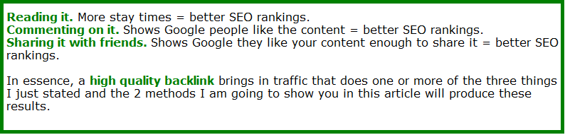 how to get high quality backlinks