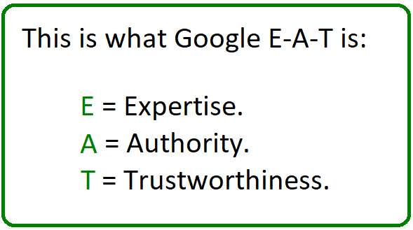 what is google e-a-t